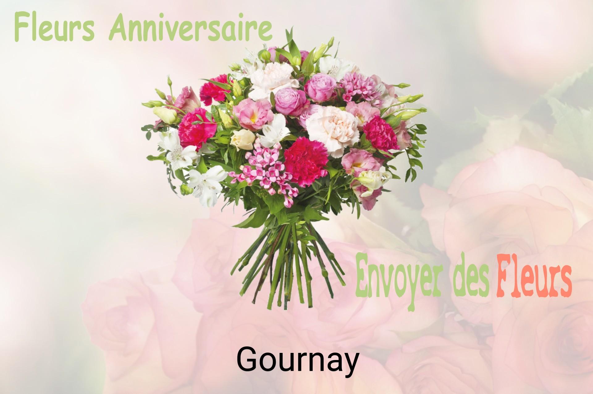 Bouquet de fleurs d’anniversaire livré à Gournay